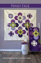 Load image into Gallery viewer, Pansy Face Quilt Pattern
