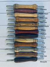 Load image into Gallery viewer, Seam Ripper &amp; Stiletto Combo (2-in-1) in Padauk
