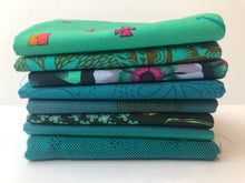 Load image into Gallery viewer, Teal Fat Quarter Precut Bundle
