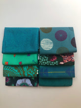 Load image into Gallery viewer, Teal Fat Quarter Precut Bundle
