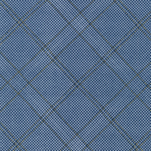 Load image into Gallery viewer, Tartan Single Border in Navy
