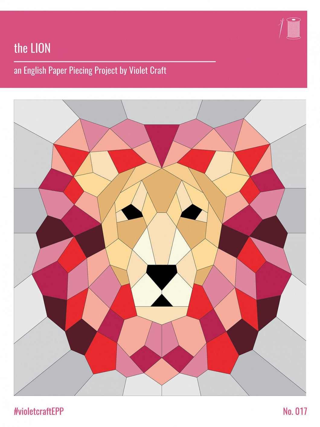The Lion Quilt Pattern By Violet Craft