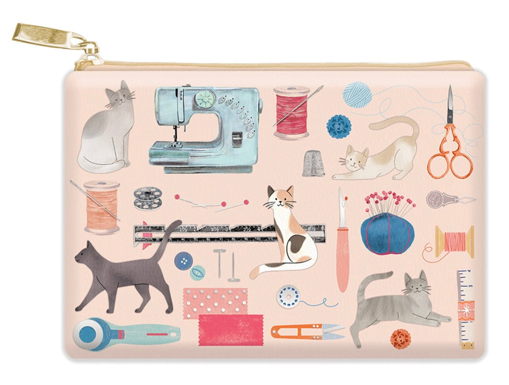 Glam Bag Quilting Cat Pouch